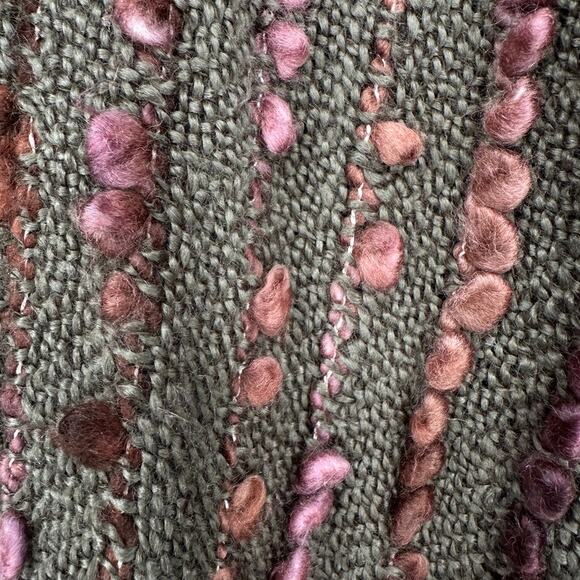 Rising Tide Shawl Poncho Womens ONE SIZE Bohemian Knit Lightweight Oversized - Picture 11 of 16